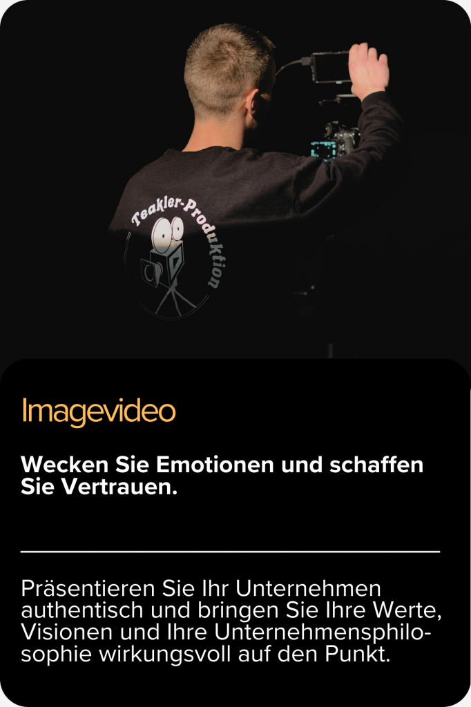 Hier sind Sie der Dreh- und Angelpunkt! 1 Imagevideo